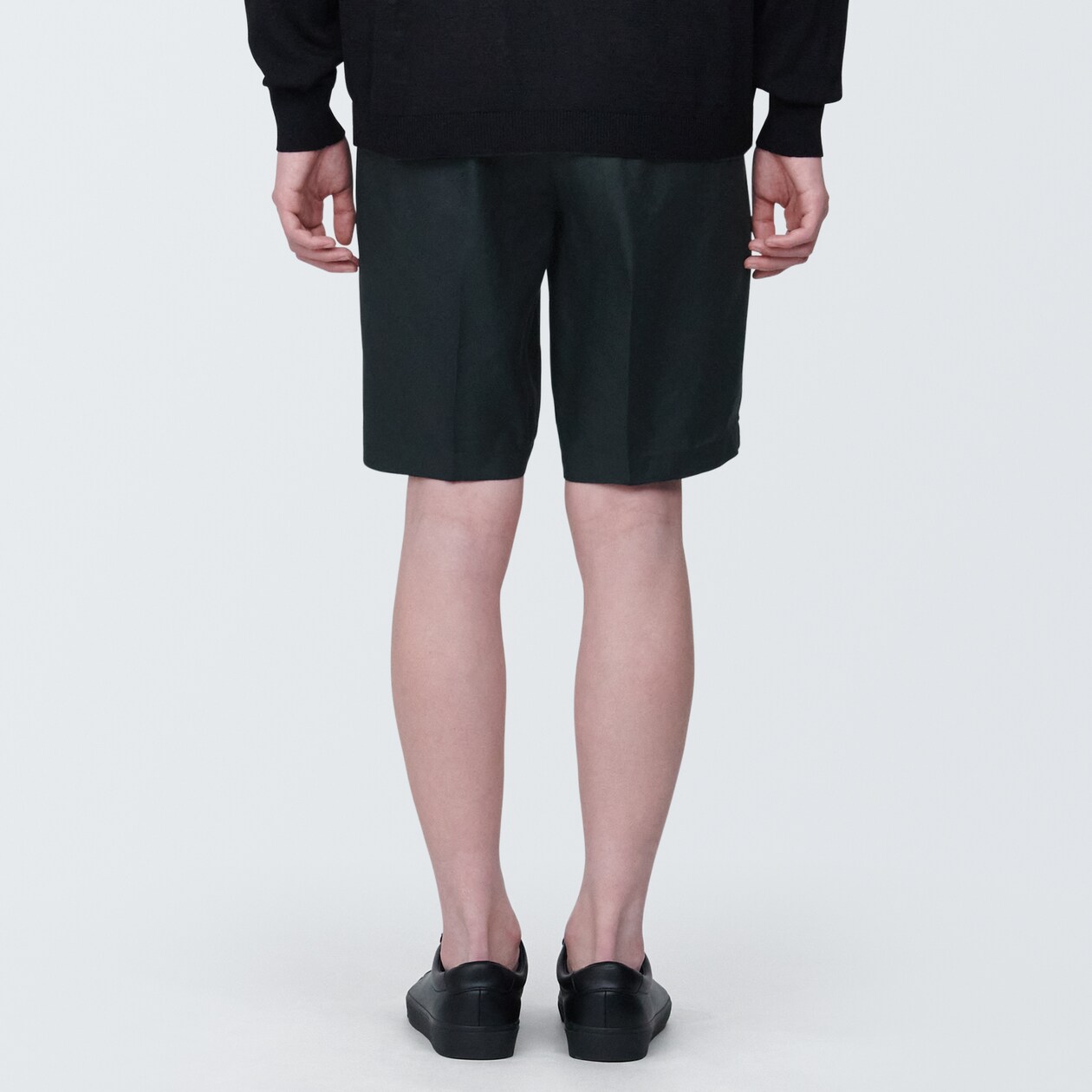 紳士　ヘンプ混ショートパンツ