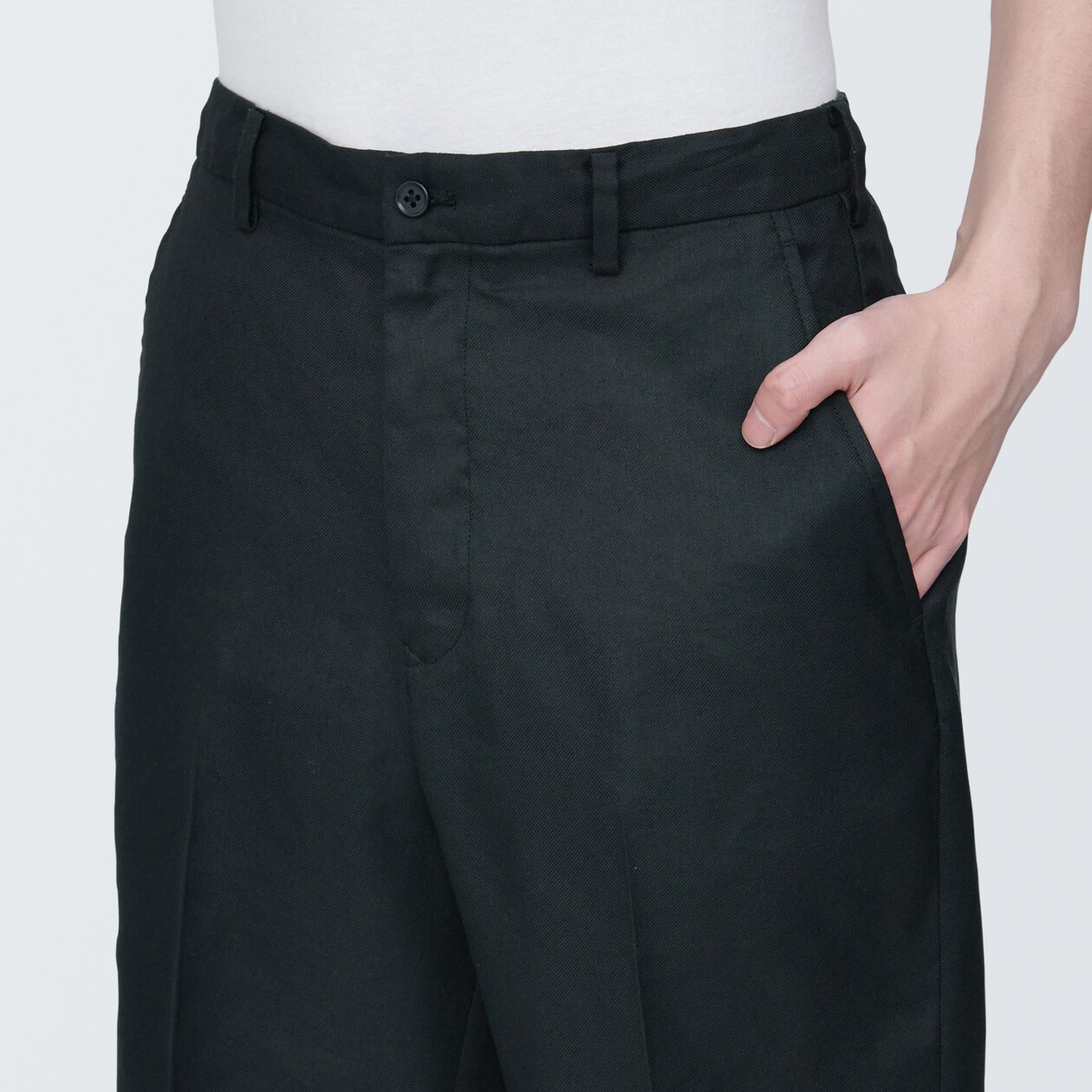 紳士　ヘンプ混ショートパンツ