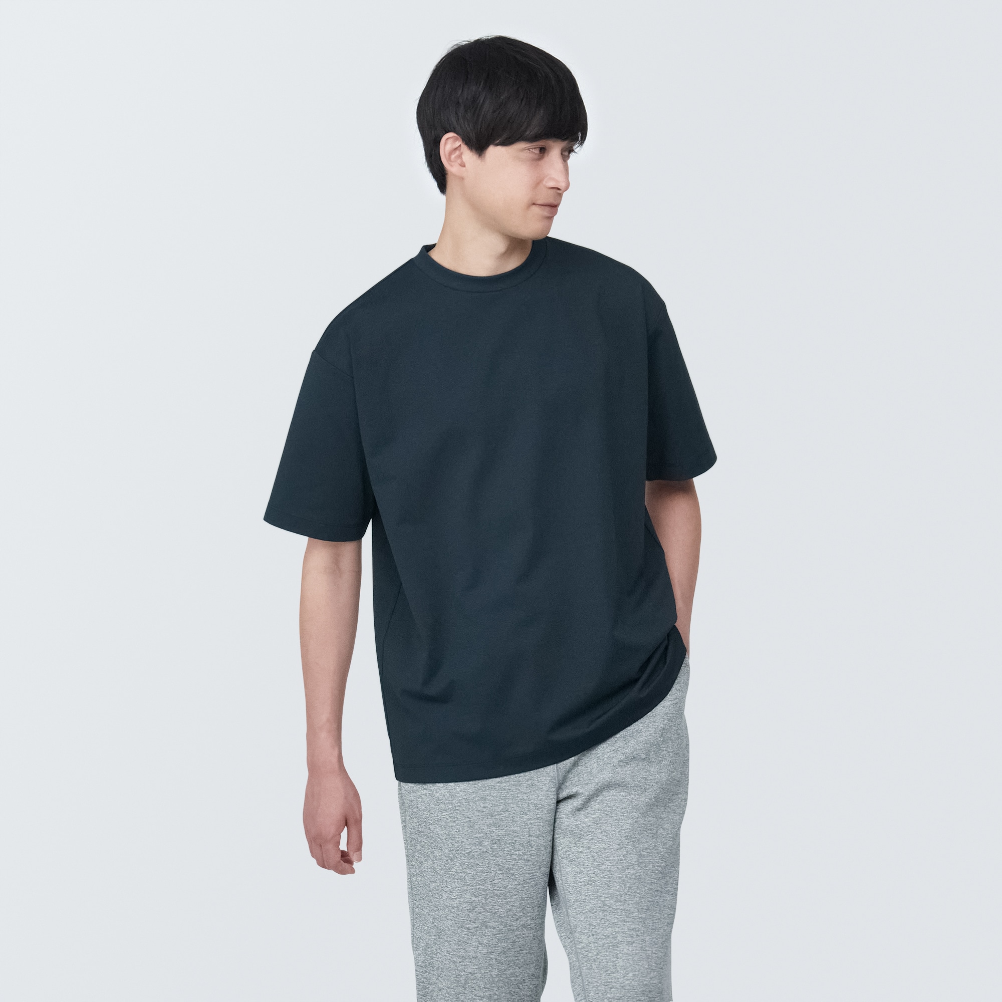 紳士 UVカット吸汗速乾半袖Tシャツ | 無印良品