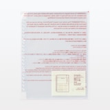 ポケットが選べるシリーズ　専用リフィル　Ａ５ワイド用