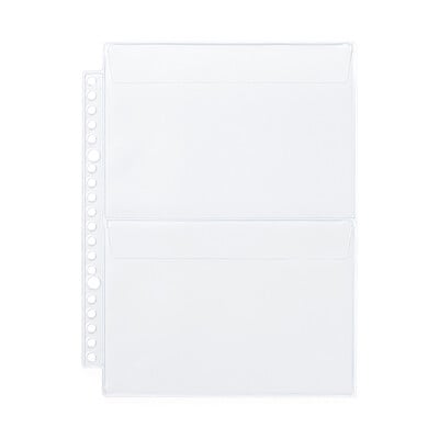 【Ａ５ワイド用】【２ポケット】ポケットが選べるシリーズ　専用リフィル　２枚入