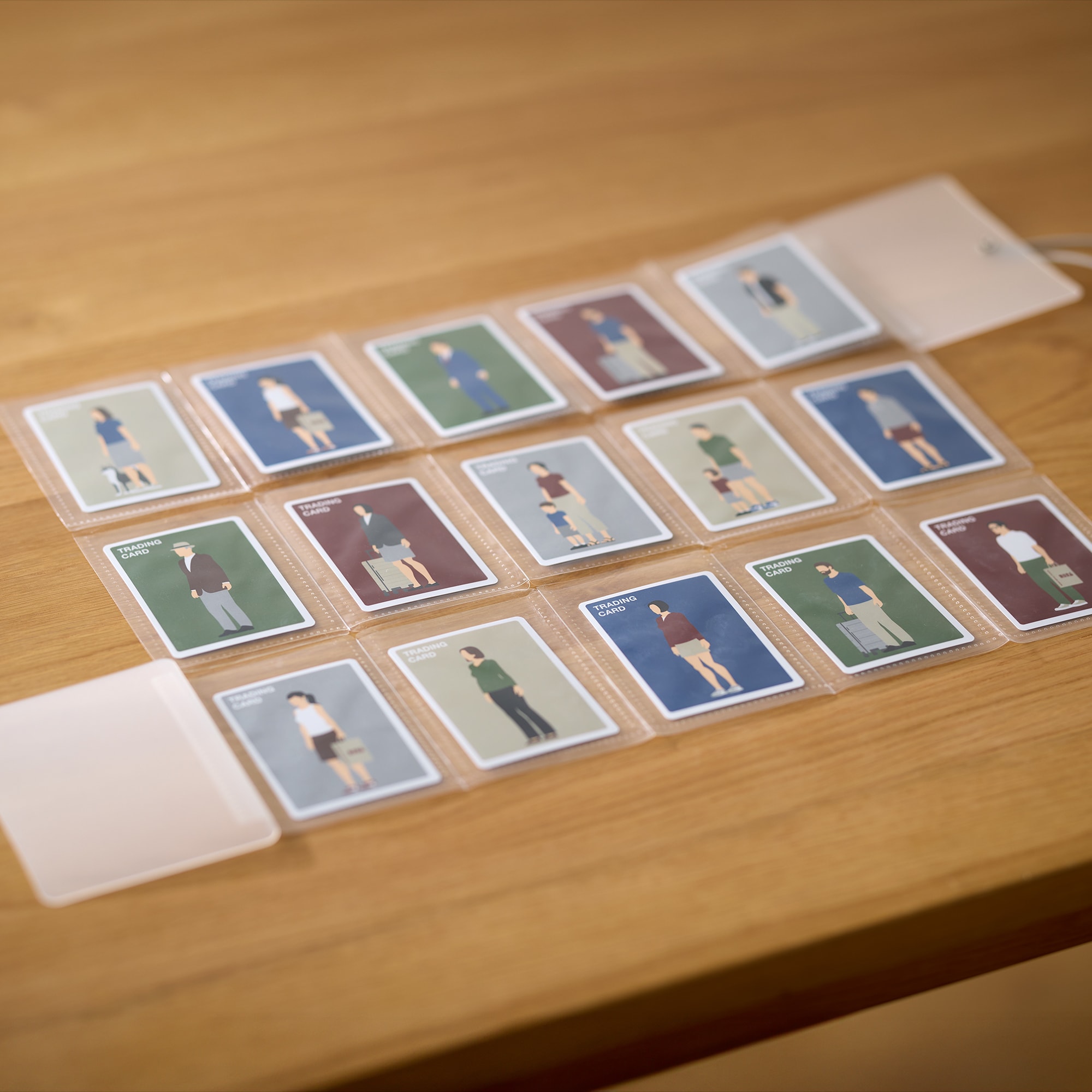 さっと開いて一覧できるカードファイル