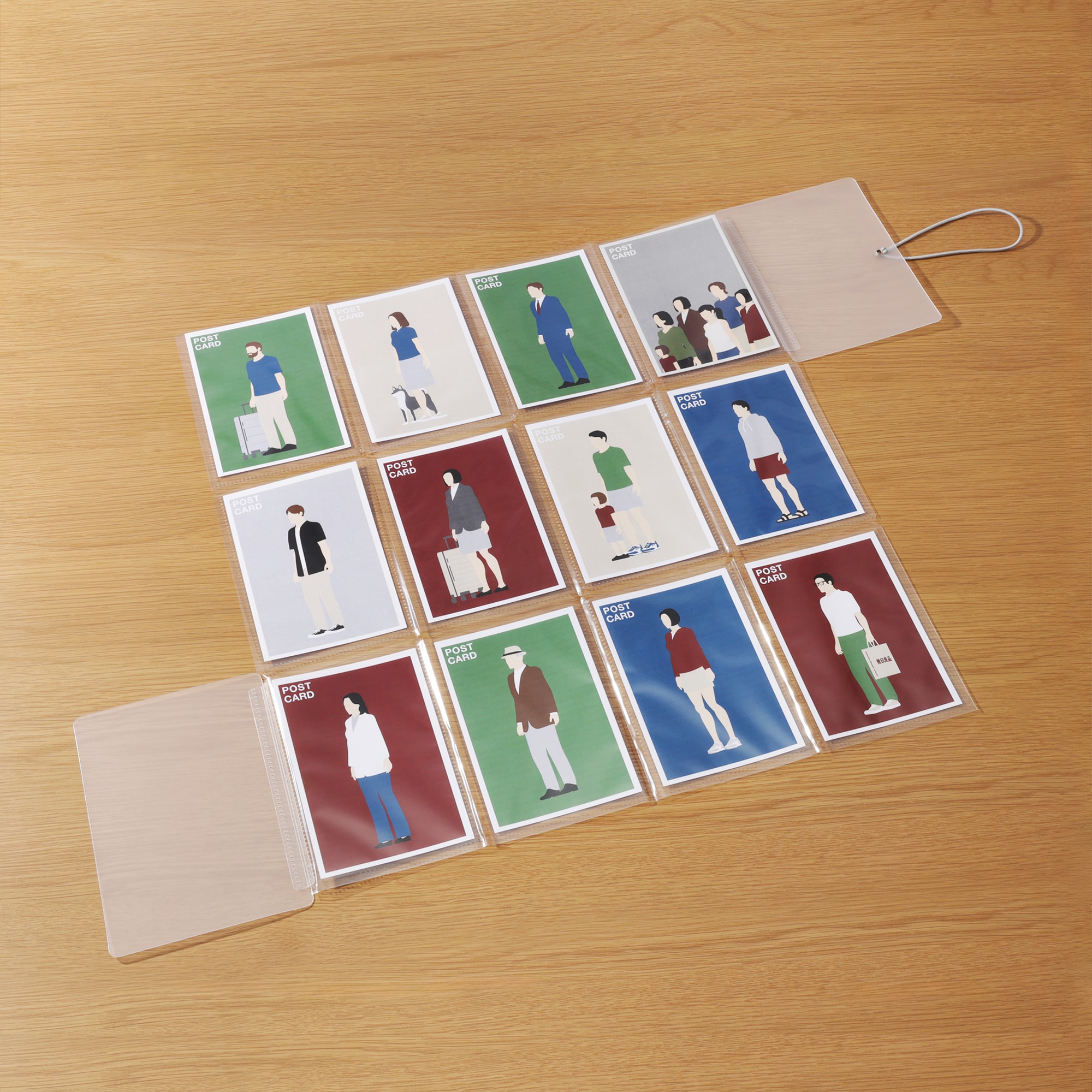 さっと開いて一覧できるカードファイル