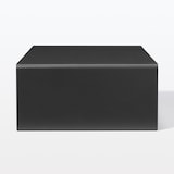 スチールモニタースタンド　引出付・ワイド・ダークグレー