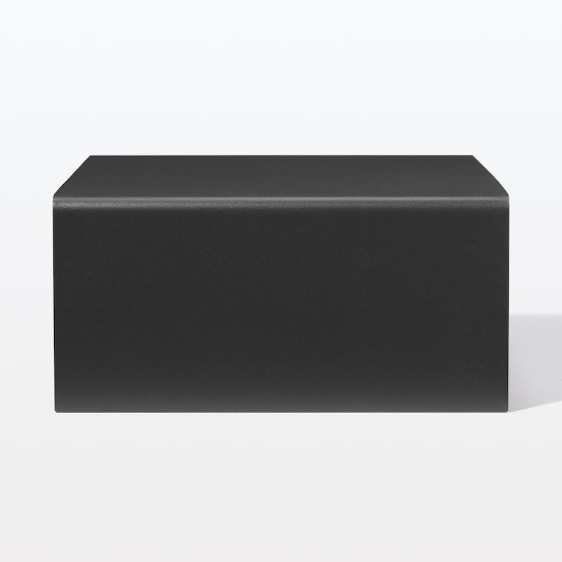 スチールモニタースタンド　引出付・ダークグレー