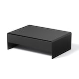 スチールモニタースタンド　引出付・ダークグレー