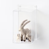 壁に付けられるアクリルディスプレイ　ボックス型