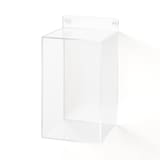 壁に付けられるアクリルディスプレイ　ボックス型