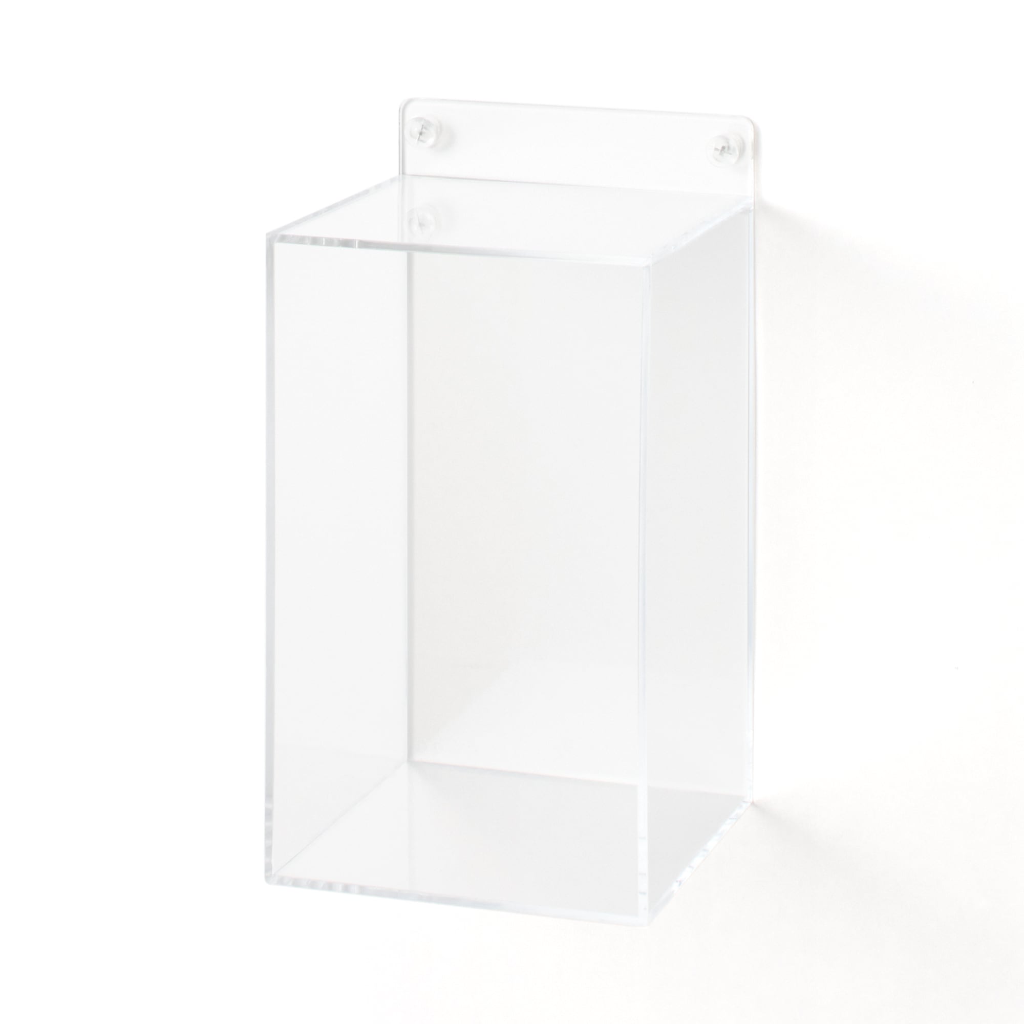 壁に付けられるアクリルディスプレイ　ボックス型