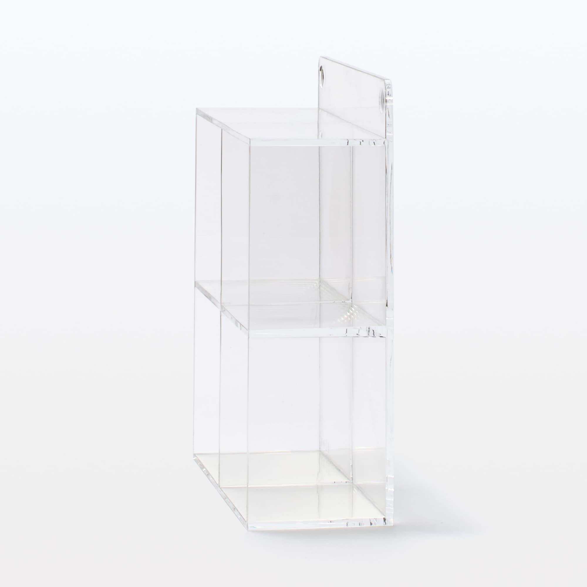 壁に付けられるアクリルディスプレイ　ボックス型