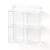 壁に付けられるアクリルディスプレイ　ボックス型