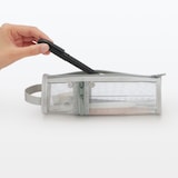 ナイロンメッシュ縦でも横でも使えるペンケース