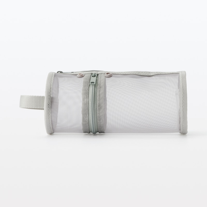 ナイロンメッシュ縦でも横でも使えるペンケース