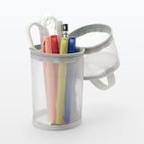 ナイロンメッシュ縦でも横でも使えるペンケース