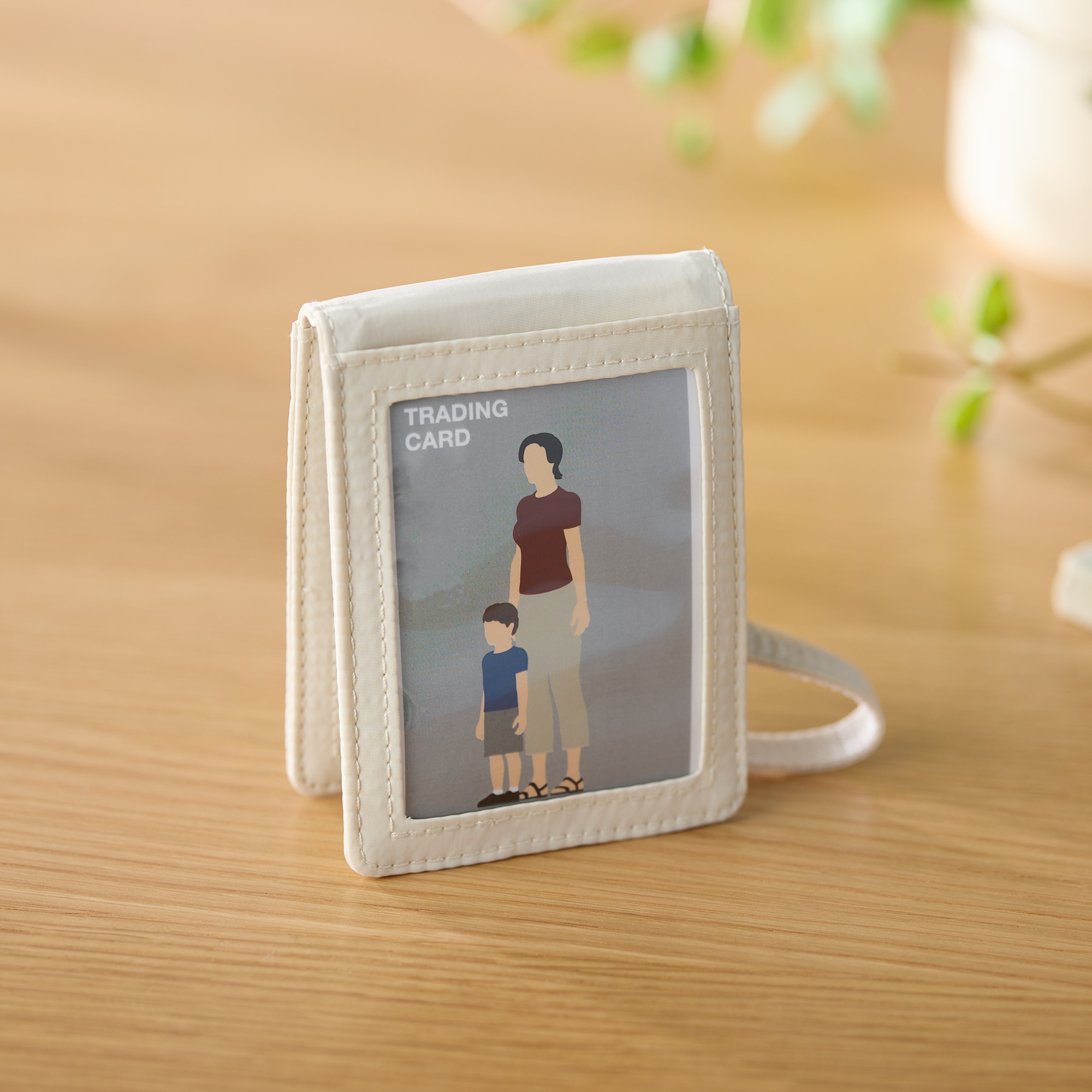 自立するカードホルダー・リール付 | 無印良品