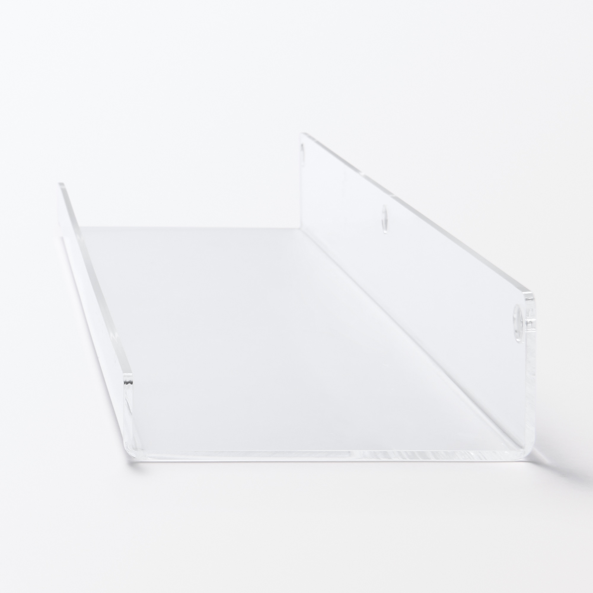 壁に付けられるアクリルディスプレイ　コの字型