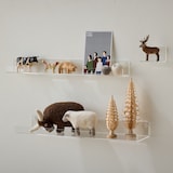 壁に付けられるアクリルディスプレイ　コの字型