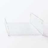 壁に付けられるアクリルディスプレイ　コの字型