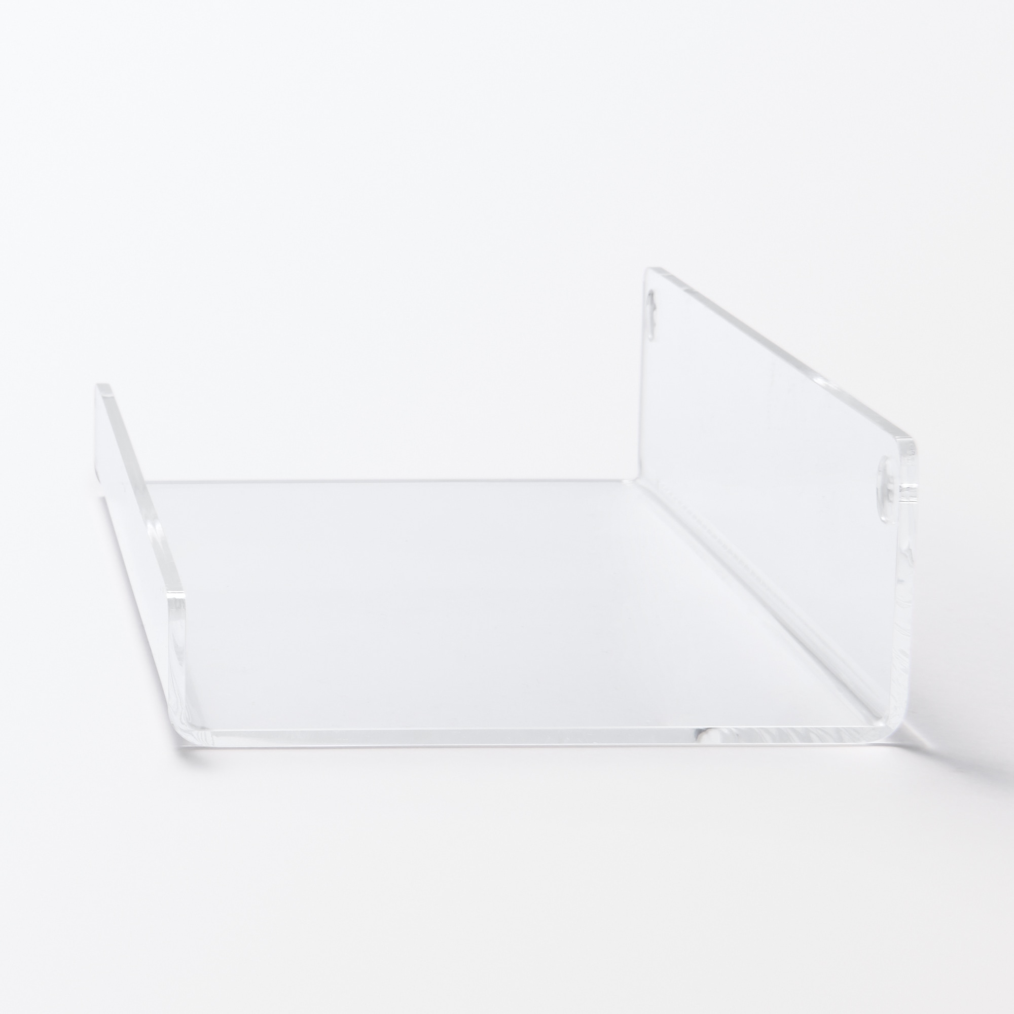 壁に付けられるアクリルディスプレイ　コの字型