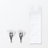 壁に付けられるアクリルディスプレイ　コの字型