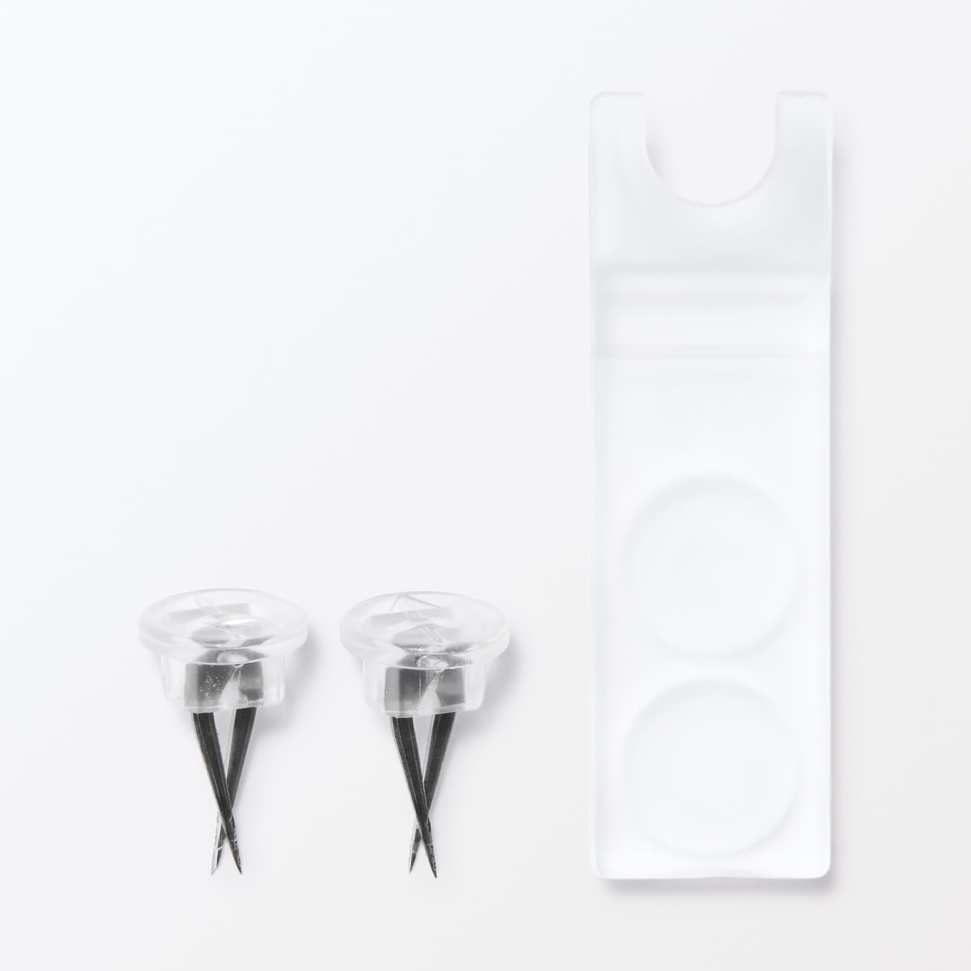 壁に付けられるアクリルディスプレイ　コの字型