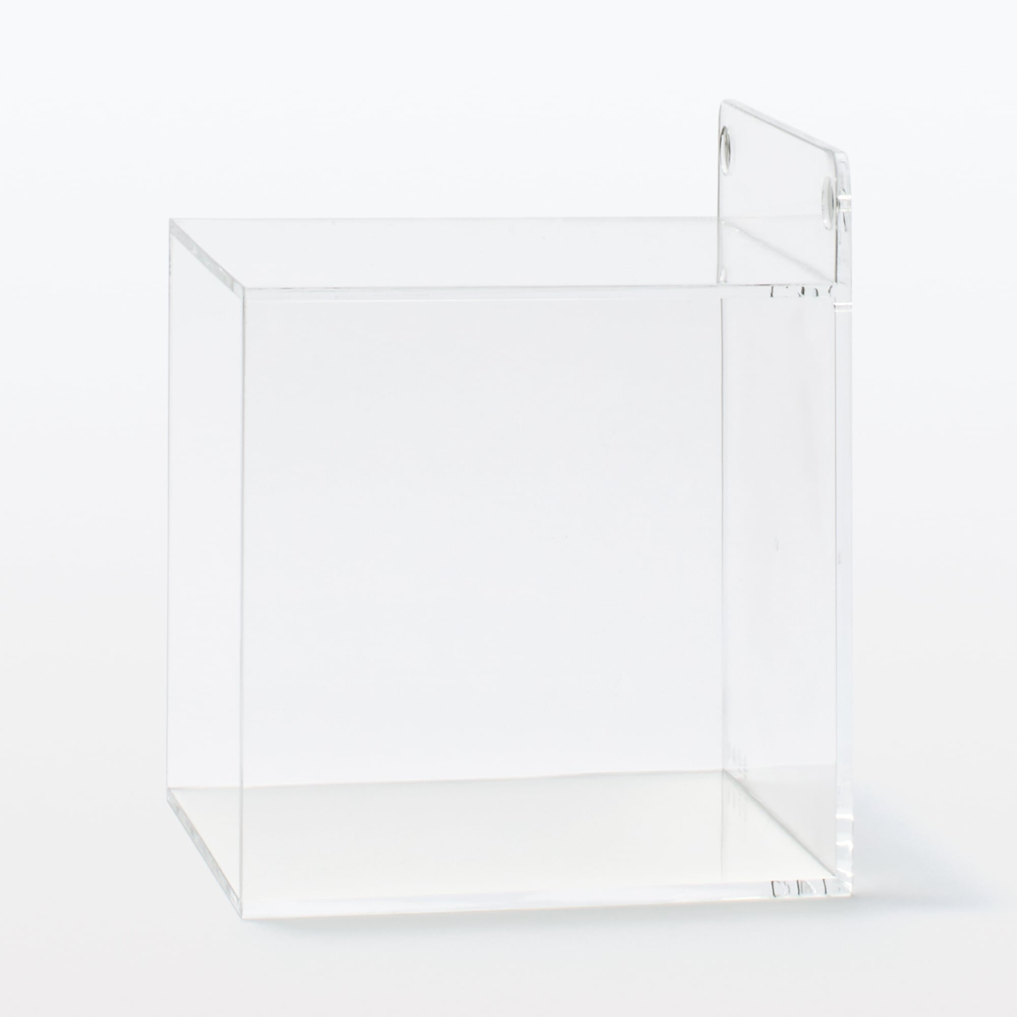 壁に付けられるアクリルディスプレイ　ボックス型
