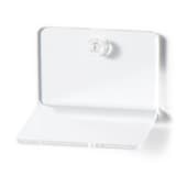 壁に付けられるアクリルディスプレイ　Ｌ字型