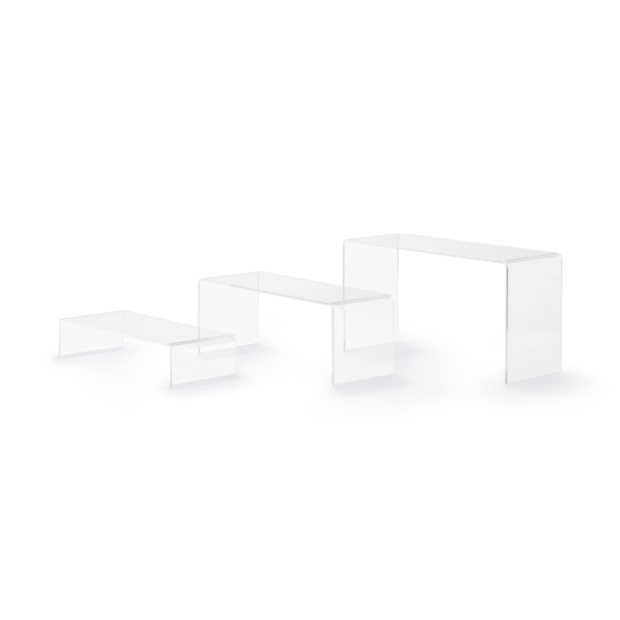 アクリルディスプレイ　コの字型　３個セット