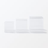 アクリルディスプレイ　コの字型　３個セット