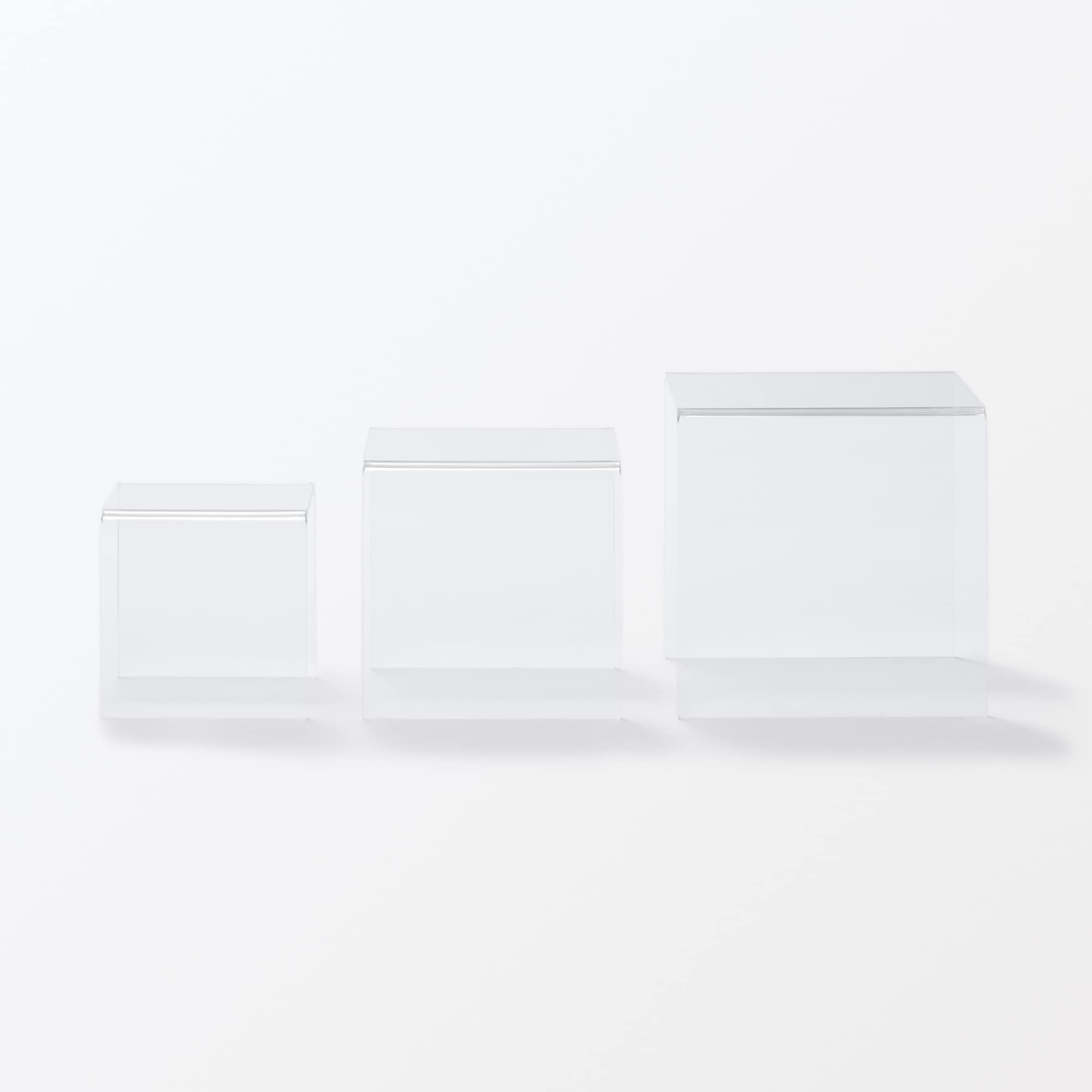 アクリルディスプレイ　コの字型　３個セット