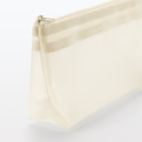 ナイロンメッシュペンケース　マチ付