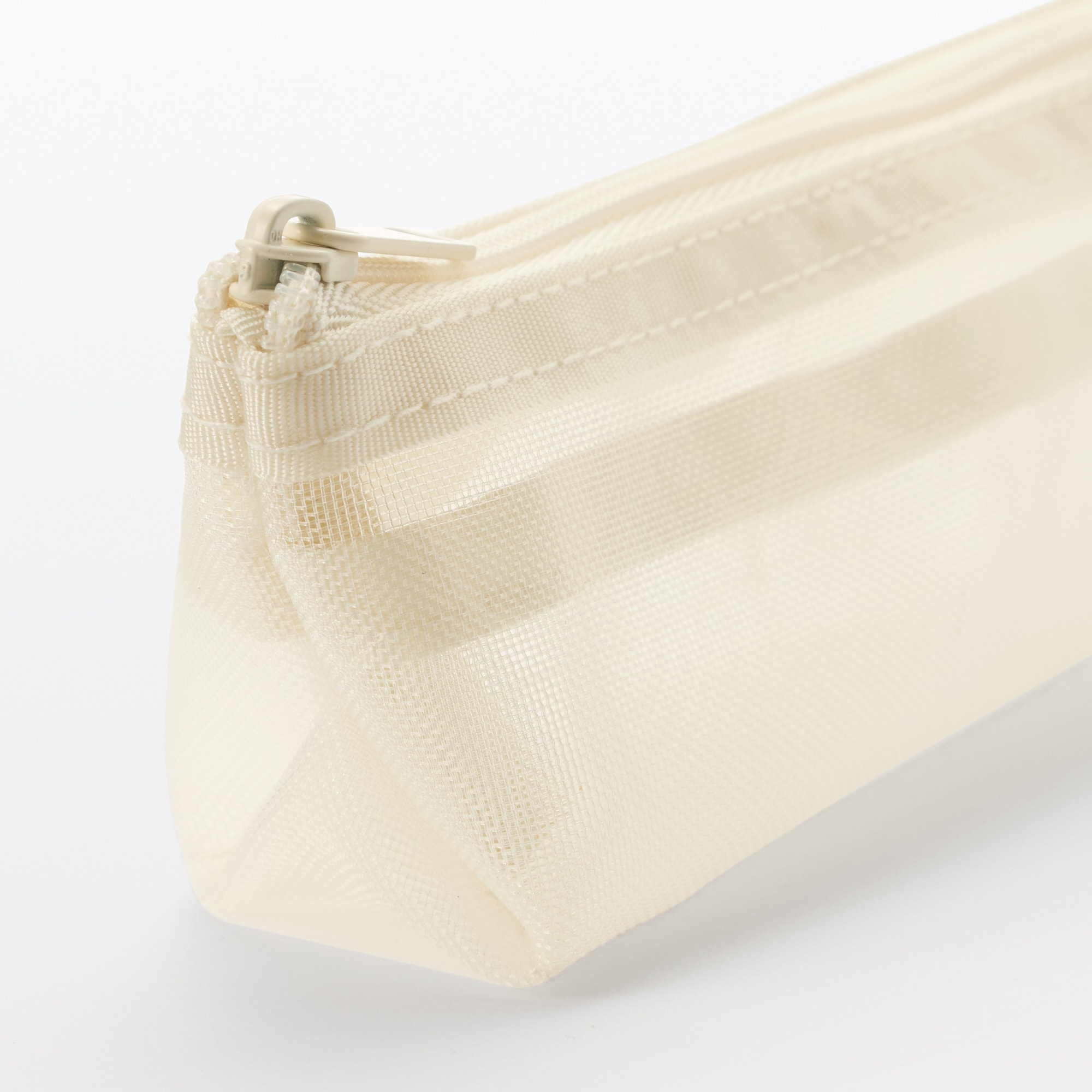 ナイロンメッシュペンケース　マチ付