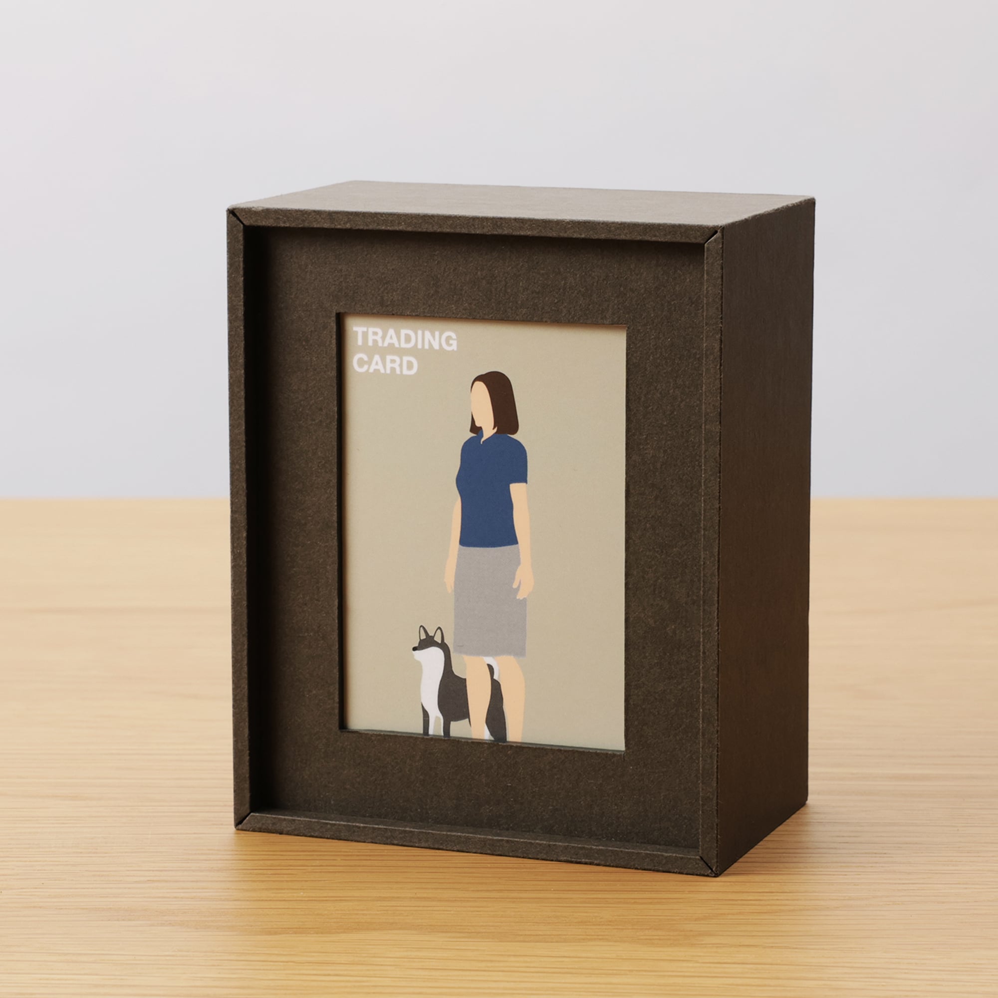 フォトフレームにもなるトレカケース | 無印良品