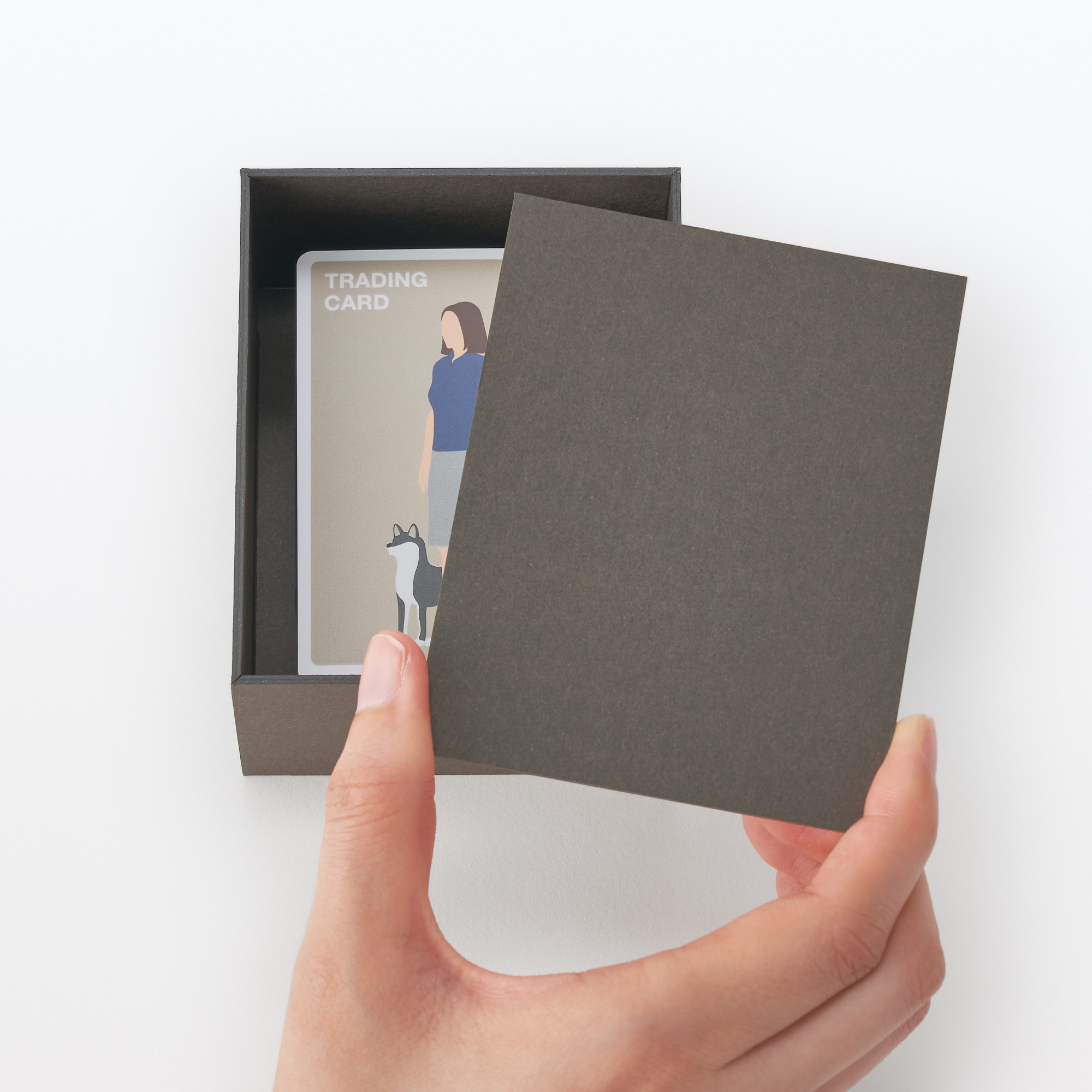 フォトフレームにもなるトレカケース