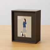 フォトフレームにもなるトレカケース