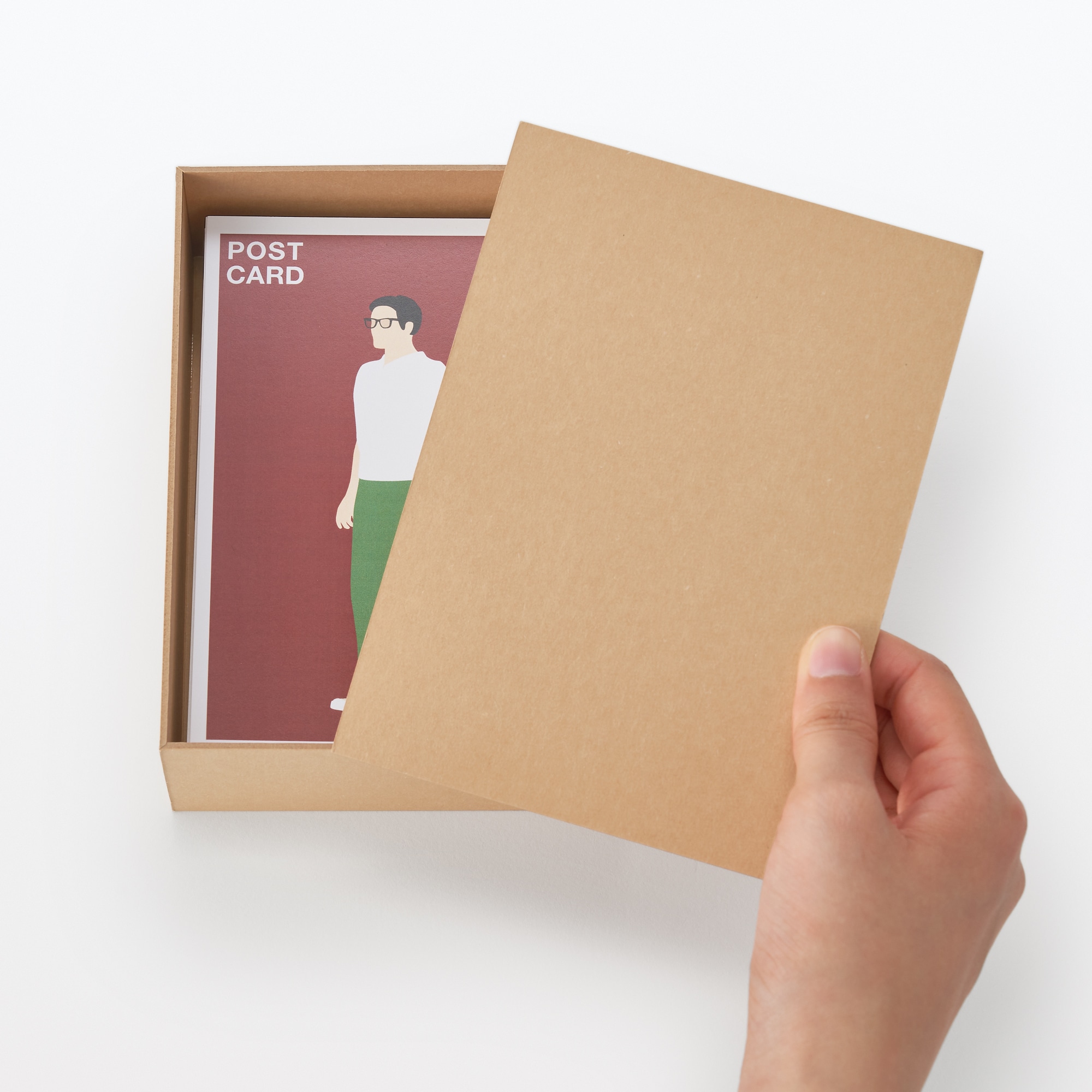 フォトフレームにもなるポストカードケース