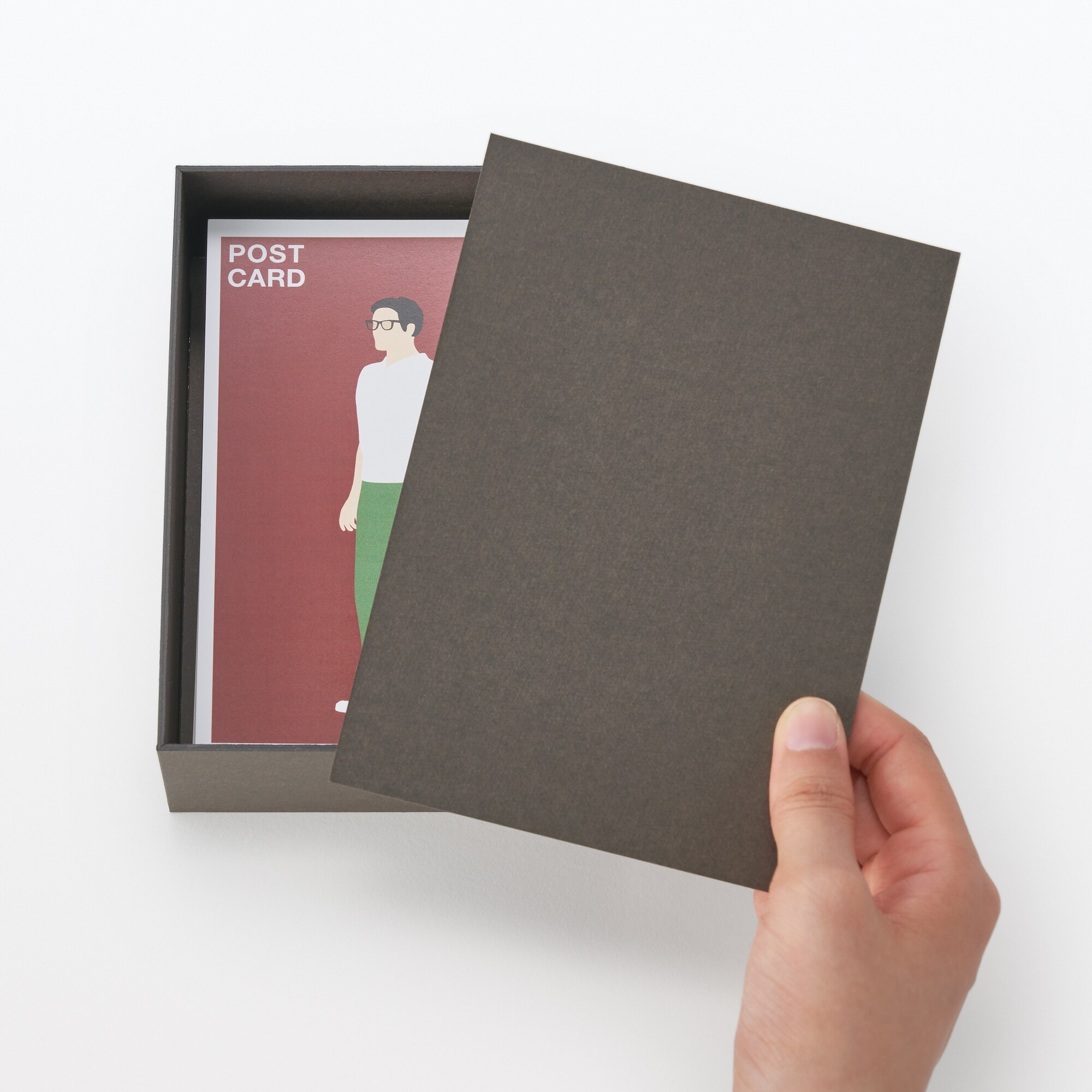 フォトフレームにもなるポストカードケース | 無印良品