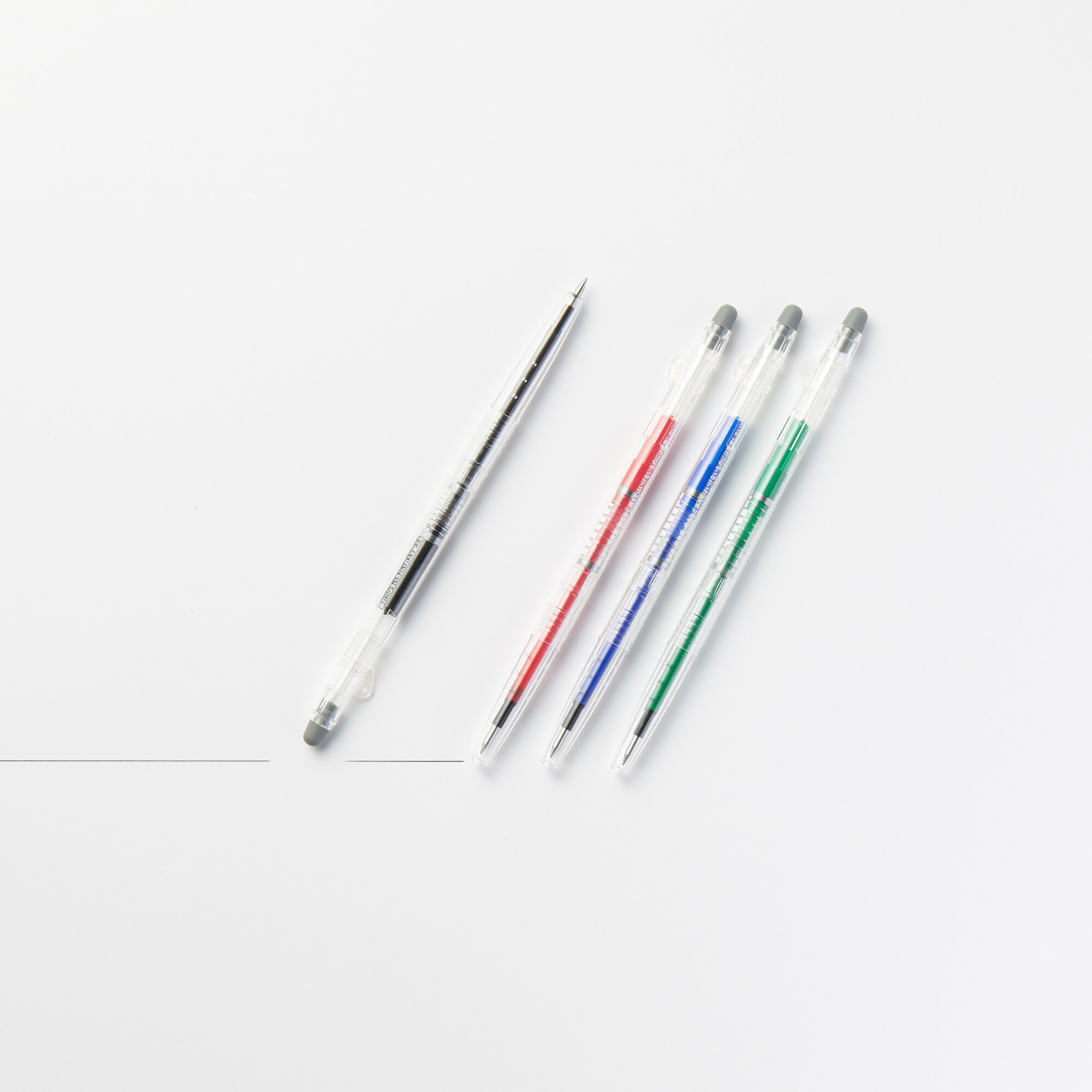 こすって消せるスリムボールペン・ノック式