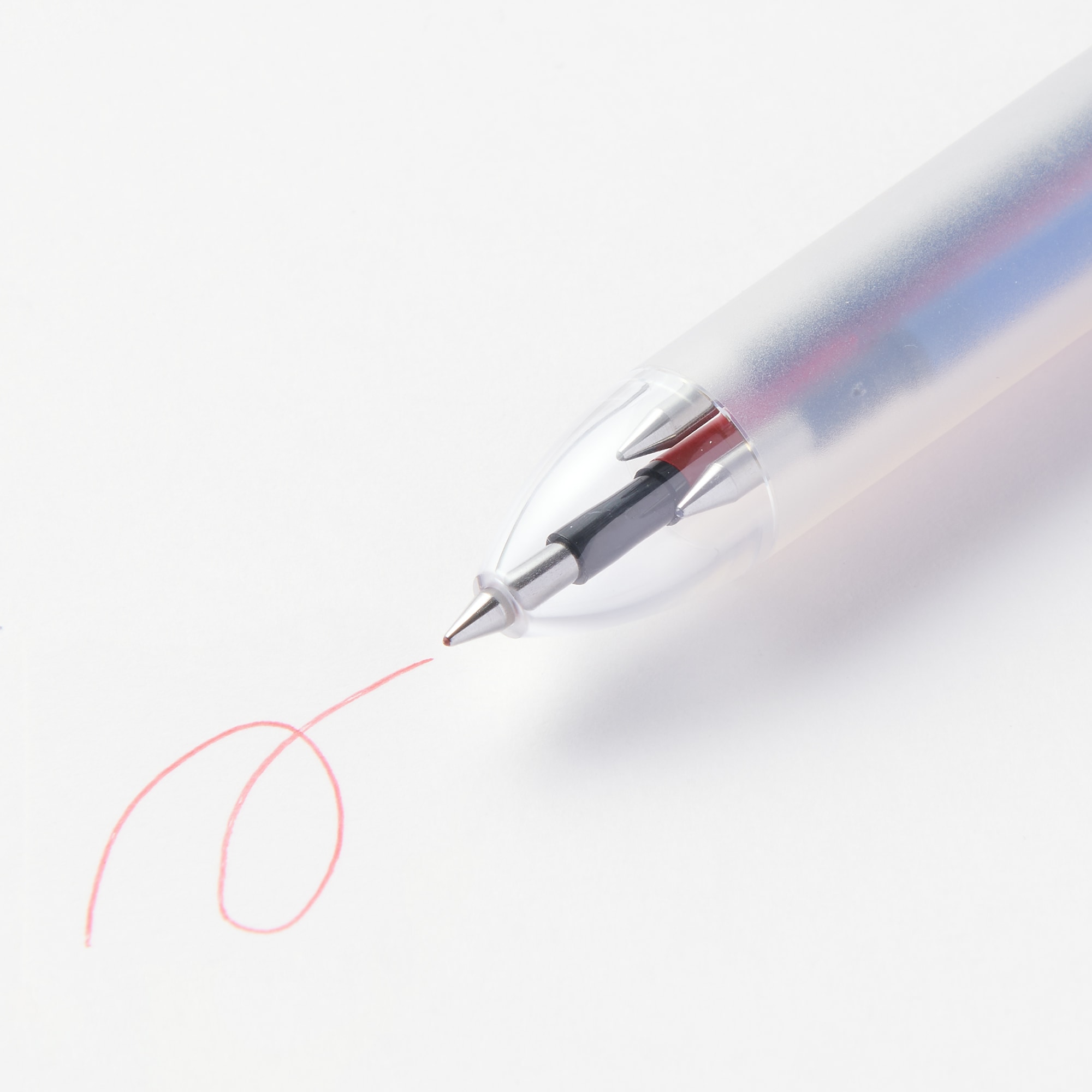 こすって消せる３色ボールペン・ノック式