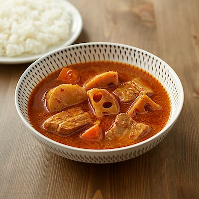 クミンと赤唐辛子の鶏がらスープカレー