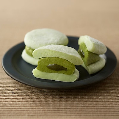 ふわもちサンド　抹茶クリーム　２個