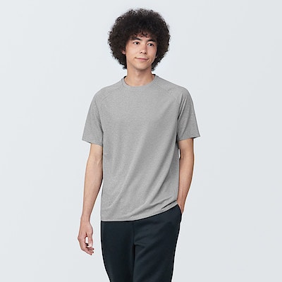 紳士　ＵＶカット涼感クルーネック半袖Ｔシャツ