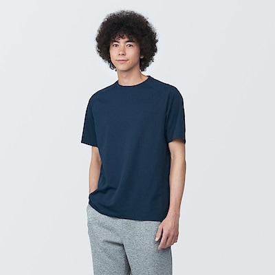 紳士　ＵＶカット涼感クルーネック半袖Ｔシャツ