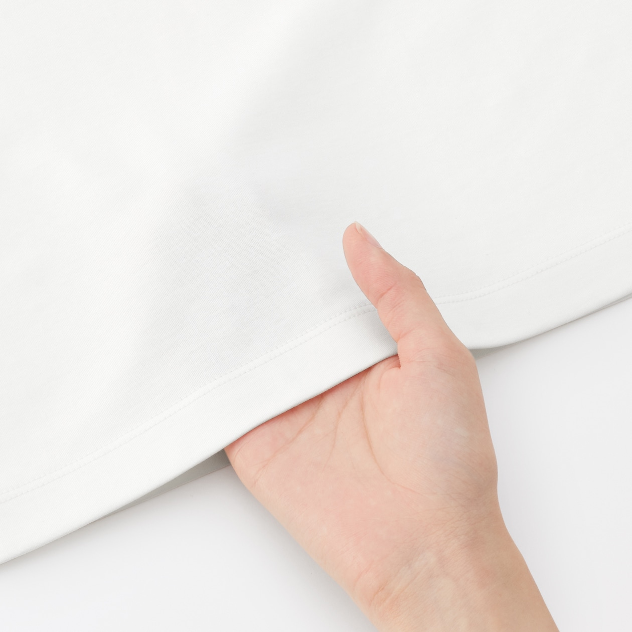婦人　汗じみしにくいクルーネック半袖Ｔシャツ
