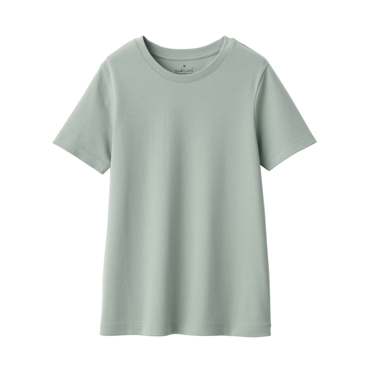 婦人　汗じみしにくいクルーネック半袖Ｔシャツ