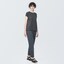 婦人　天竺編みクルーネックフレンチスリーブＴシャツ
