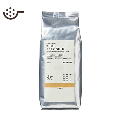 【粉】オリジナルブレンド　コーヒー　ライトテイスト　２００ｇ
