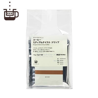 オリジナルブレンドコーヒー　ミディアムテイスト　ドリップ　７０ｇ（１０ｇ×７袋）