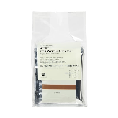 オリジナルブレンドコーヒー　ミディアムテイスト　ドリップ