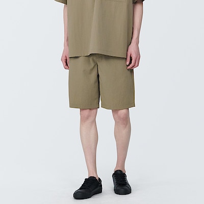 紳士　風を通すストレッチショートパンツ